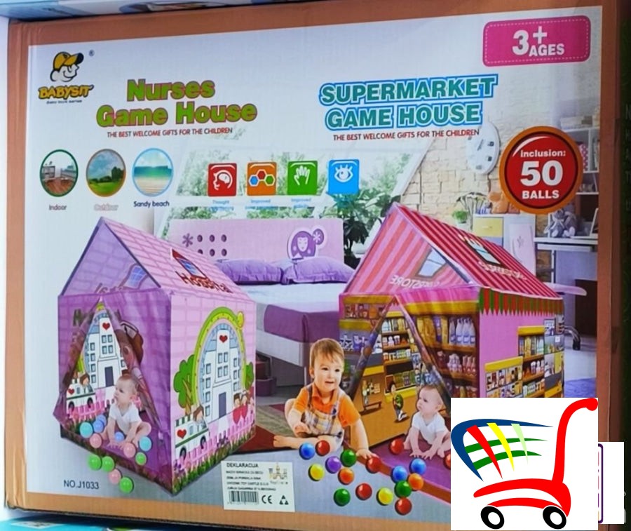 Sator Za Igranje Sa 50 Loptica -