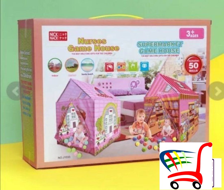 Sator Za Igranje Sa 50 Loptica -