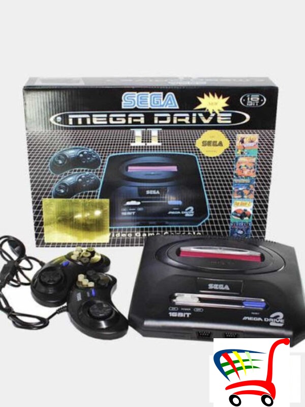 Sega Mega Drive 2 / Retro Konzola Sa 368 Igrica -