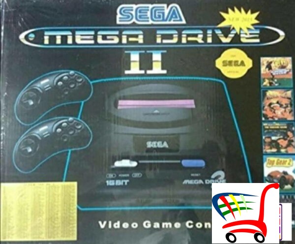 Sega Mega Drive 2 / Retro Konzola Sa 368 Igrica -