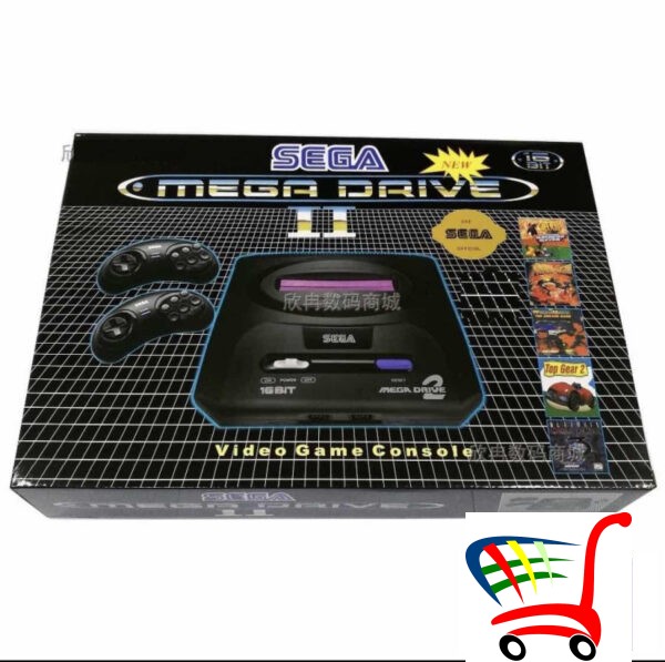 Sega Mega Drive 2 / Retro Konzola Sa 368 Igrica -