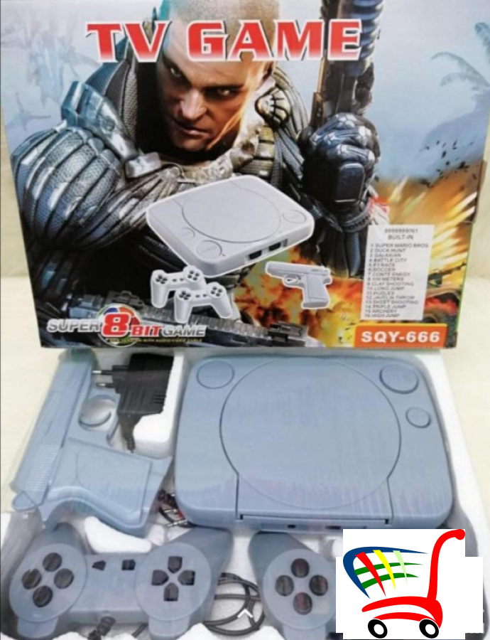 Sega Sa 16 Igrica- Dzojsticima I Pistoljem -