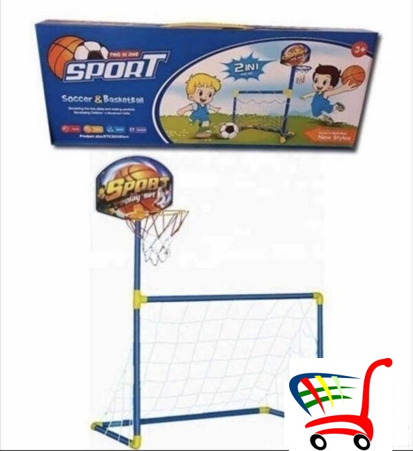 Set 2U1 Gol I Ko Igrake Za Decu -