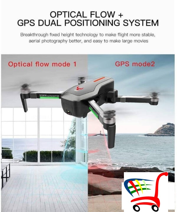 Sg906 Pametan Dron Gps 5G Wifi 4K Hd Kamera -