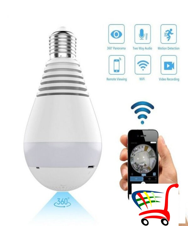 Sijalica Kamera Led Beina Wifi 360 Stepeni -