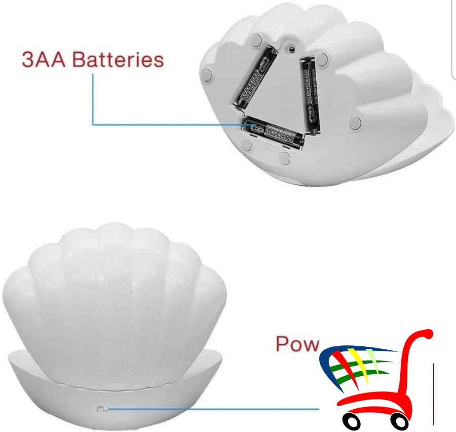 Skoljka Lampa - Lampa Skoljka