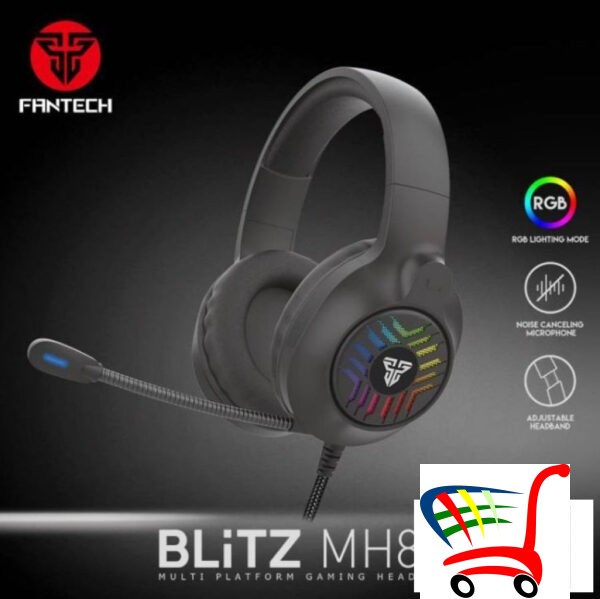 Slusalice Gaming Fantech Mh87 Blitz Crne -