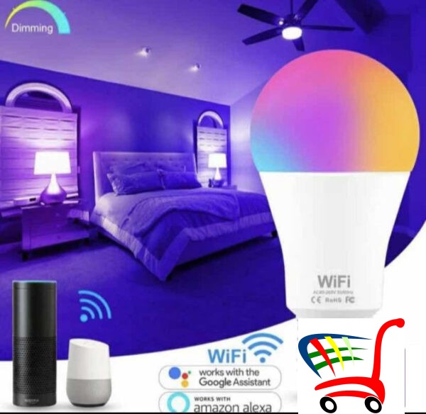 Smart Wifi Led Sijalica Na Glasovne Komande Smart Wifi Led Sijalica