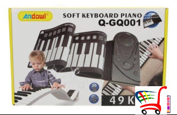 Soft Keyboard Piano/Fleksibilni Piano Za Decu -