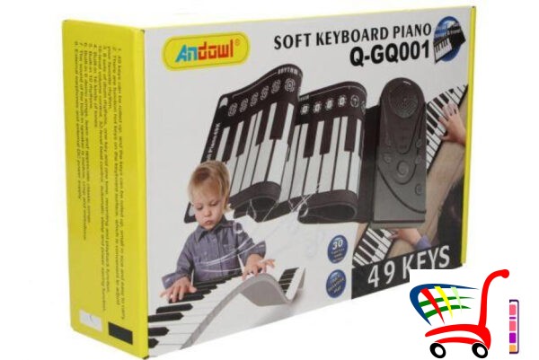 Soft Keyboard Piano/Fleksibilni Piano Za Decu -