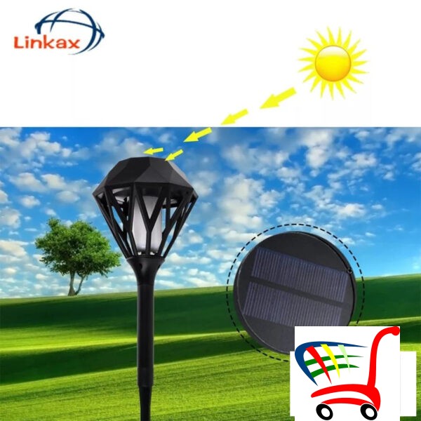 Solarna Dvorina Lampa/Usb Punenje- -