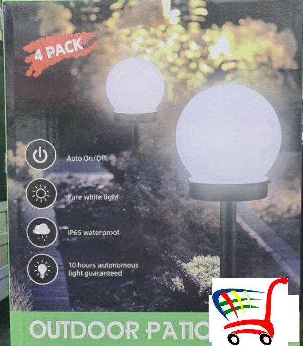 Solarna Lamps Lampa Za Dvorite Pakovanje 4 Kom - X18