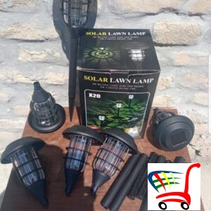 Solarne Lampe X20 (Paket Od 6 Komada) Za Travnjake I Bate -