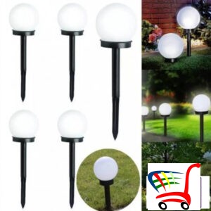 Solarne Lampe Za Dvoriste/ Set 4 Komada Extra -