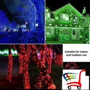 Solarne Lampice-100Led Dioda Godinje -