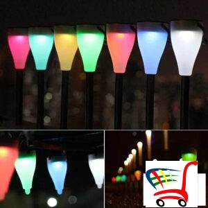 Solarne Rgb Lampe Za Dvorite 6Kom -