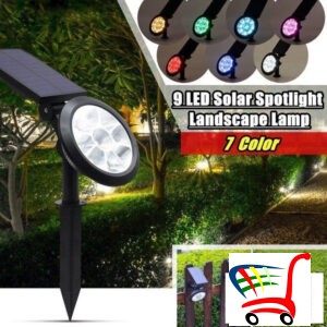 Solarni Lampa U Boji Reflektor Svetlo Vise Boja -