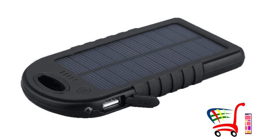 Solarni Power Bank 12000 Mah Punjac Model 7 ! -