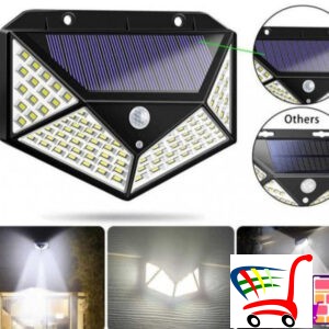 Solarni Reflektor 2 Komada Solarna Lampa 100 Dioda -