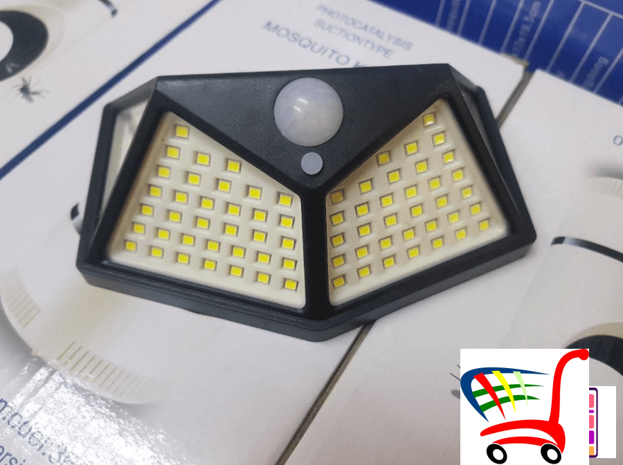 Solarni Reflektor Sa 100 Led Dioda (Veoma Isplativo) -