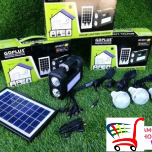 Solarni Sistem Sa Akumulatorom + 3 Led Sijalice Usb -
