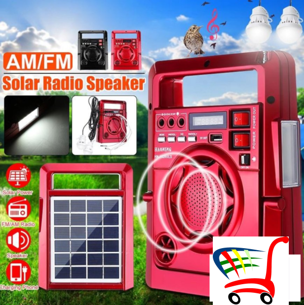 Solarni Sistem+Fm Radio+Lampa -