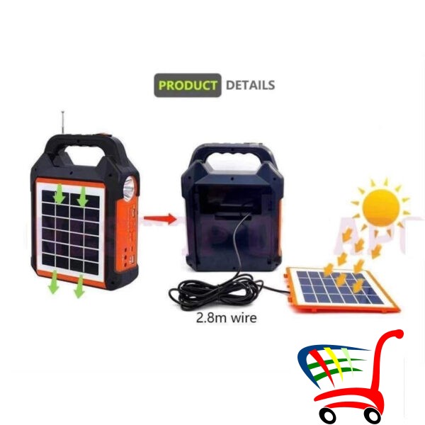 Solarni Sistem+Fm Radio+Lampa-Solarni Sistem-Solarni Sistem -