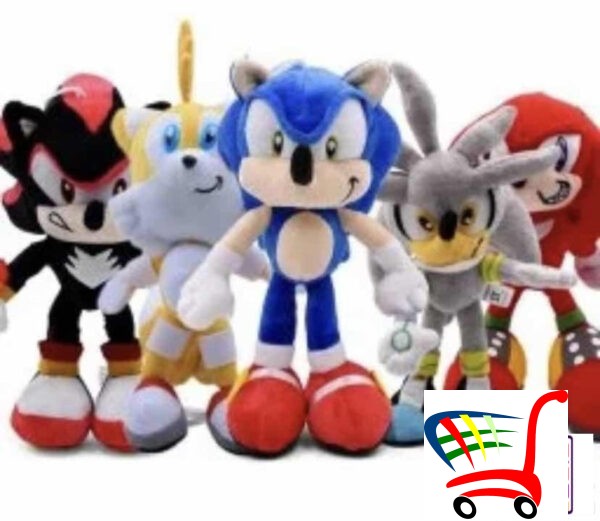 Sonic Plisane Igracke 50Cm Visine -