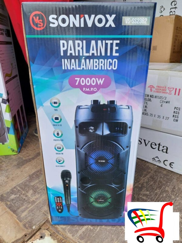 Sonivox Bluetooth Zvunik Karaoke Sa Daljinskim I Mikrofonom -