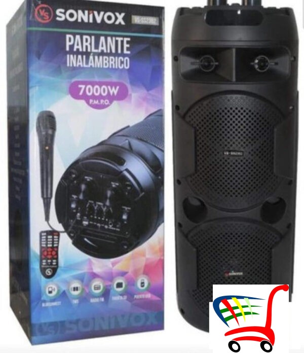 Sonivox Bluetooth Zvunik Karaoke Sa Daljinskim I Mikrofonom -