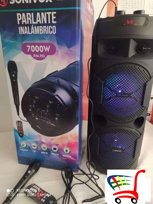 Sonivox Inalambico- Bezicni Zvucnik Sa Mikrofonom -