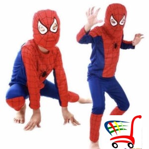Spajdermen Kostim Za Decake S M L -