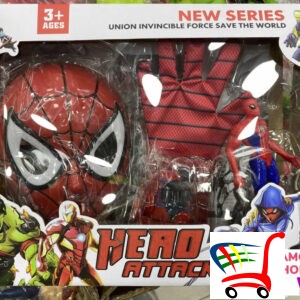 Spajdermen Set Maska Rukavica Za Ispaljivanje I Figurica -