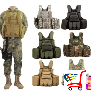 Specijalne Jedinice Kamuflazni Prsluk Tactical Vest ! -