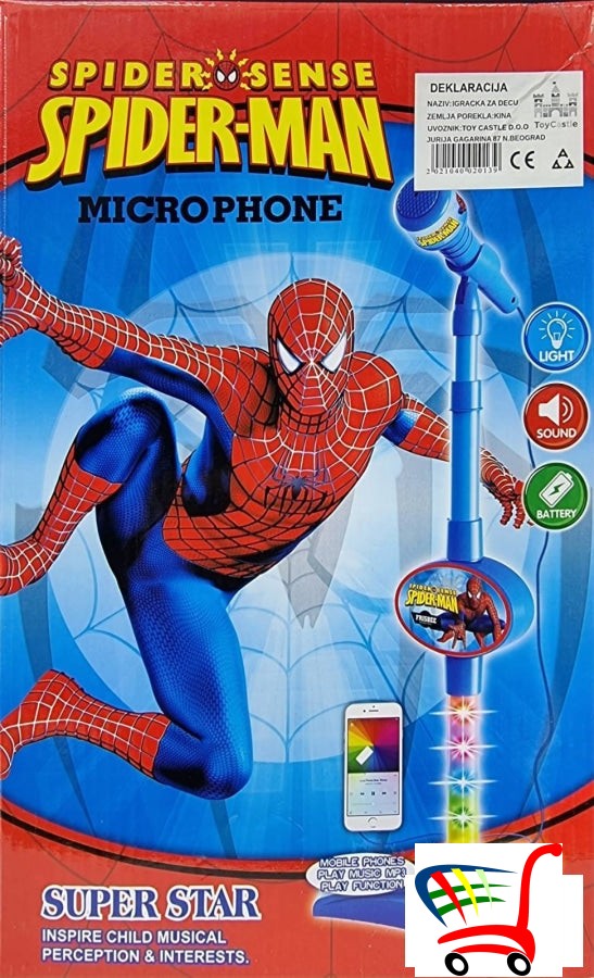 Spiderman Mikrofon -