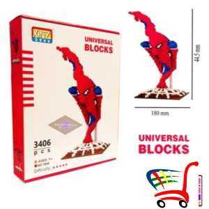Spiderman Set- 3400 Sitnih Kockica Spajdermen -