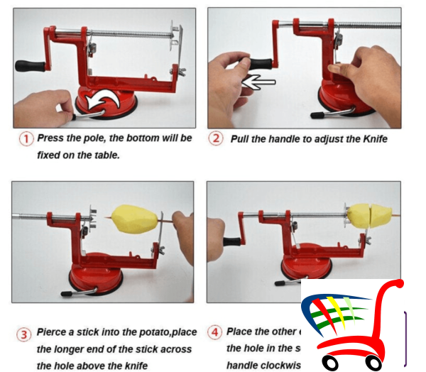 Spiralni Seka Krompira -