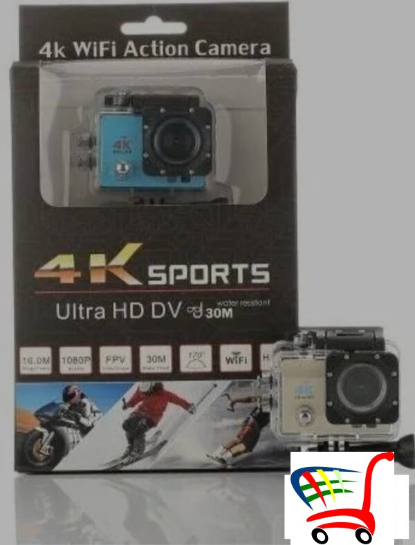 Sportska 4K Hd Wifi Kamera/ Akciona Kamera -