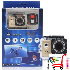Sportska Kamera 4K Ultra Hd Wifi Sa Daljinskim -