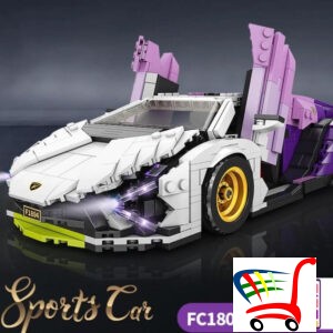Sportski Auto (Veliki Set Kockica) -