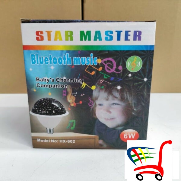 Star Master/Zvezdano Nebo Projektor/ Bluetooth Sijalica -