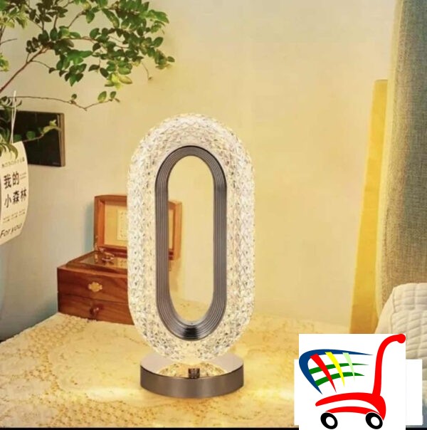 Stona Lampa Kristalna - Led Svetlo
