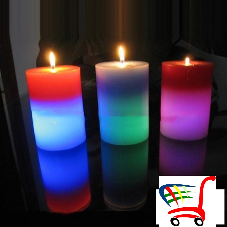 Sveca Koja Menja Boje Magicna Od Voska -