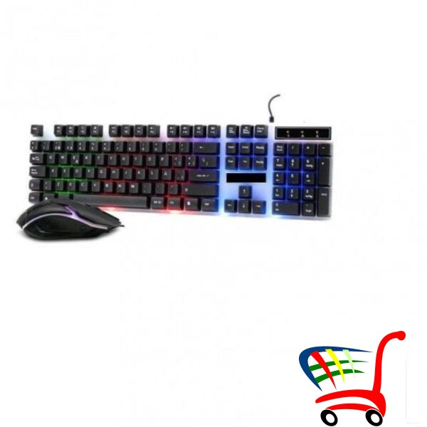 Svetleca Tastatura+ Mis Gejmerska Tastatura I Mis -