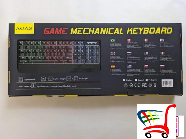 Tastatura Aoas M-700/ Mehanika Rgb Tastatura -