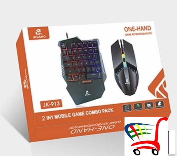 Tastatura I Mi Za Jednu Ruku - Igranje Jednom Rukom Rgb