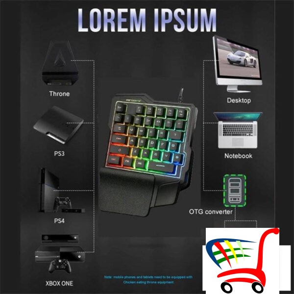 Tastatura/Gejmerska Jednoruna Tastatura -