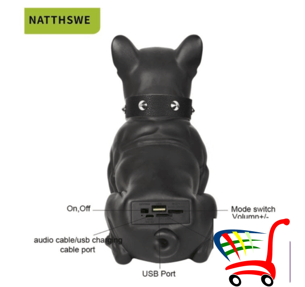 The Boss - Francuski Buldog Bluetooth Zvucnik Samo Kod Nas !