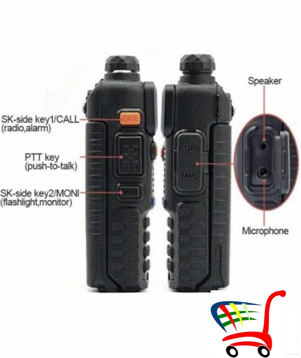 Toki Voki Baofeng Uv - 5R Nova Radio Stanica