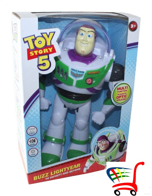 Toy Story 5 Buzz Ligtyear Sa Zvucnim I Svetlosnim Efektom -